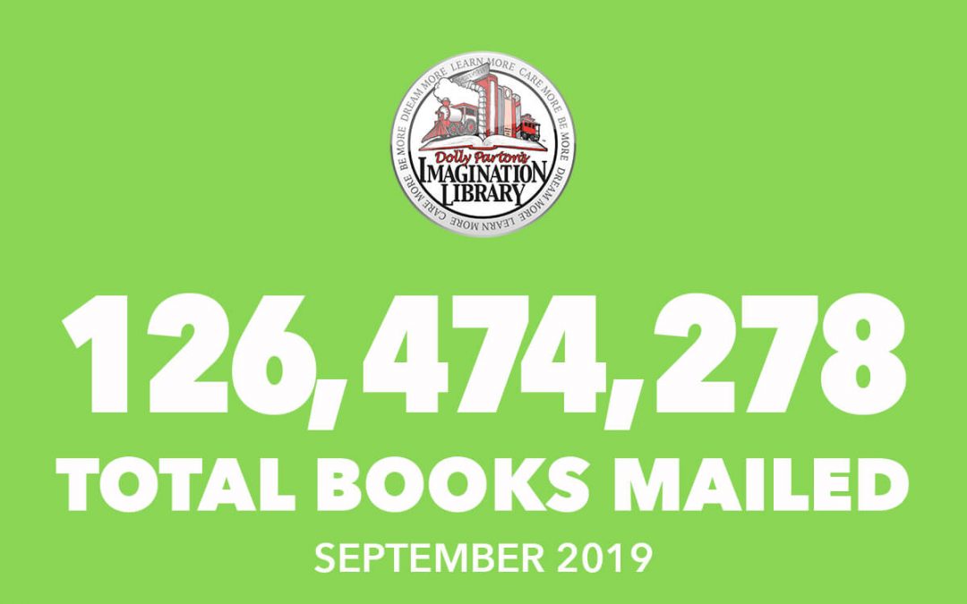 Over 126 Million Free Books Mailed As Of September 2019